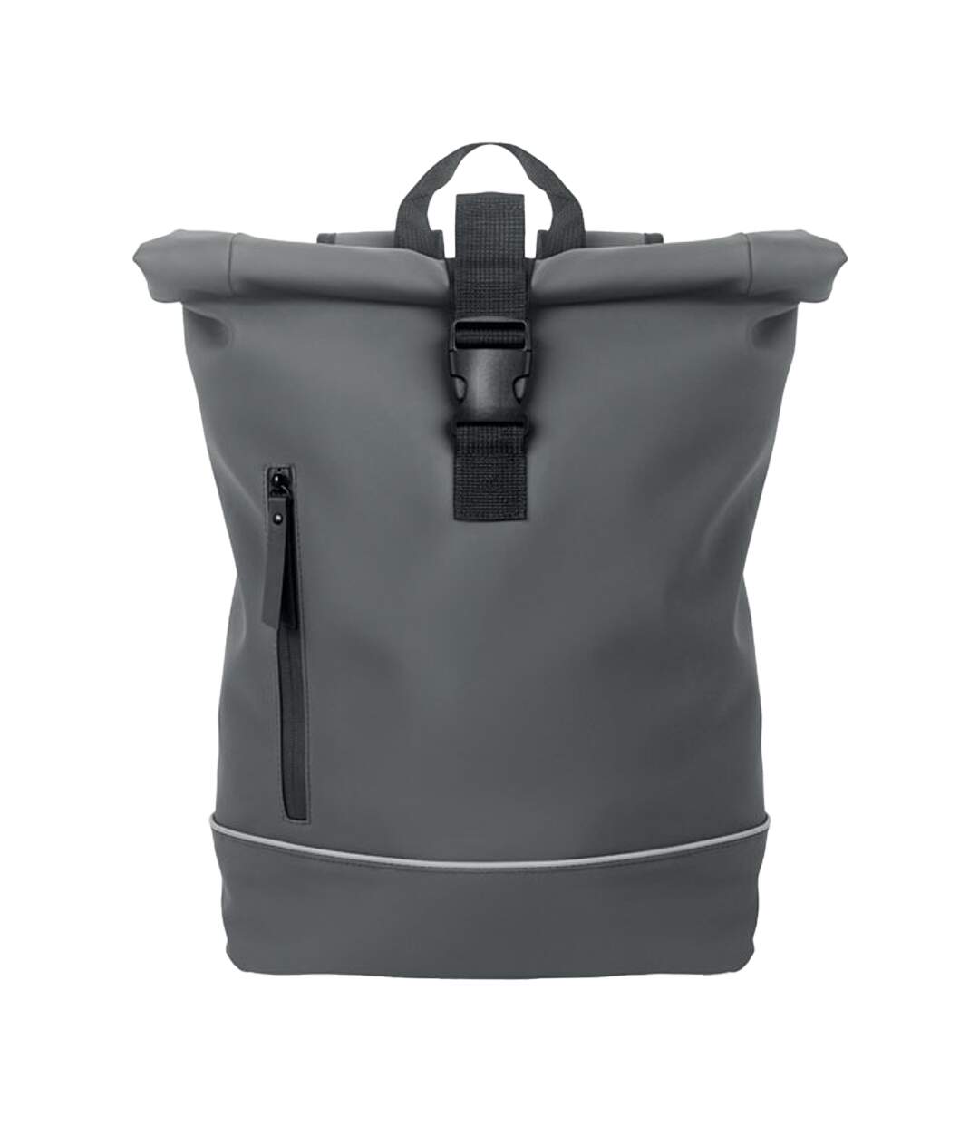 Laptosa roll top pu laptop backpack one size stone grey MidOcean-1