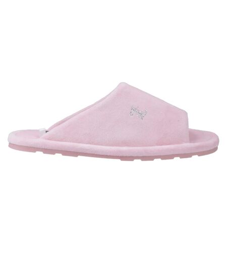 Womens/ladies vivien padded slippers almond blossom Juicy Couture