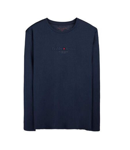 T-Shirt manches longues marine homme teddy smith jim
