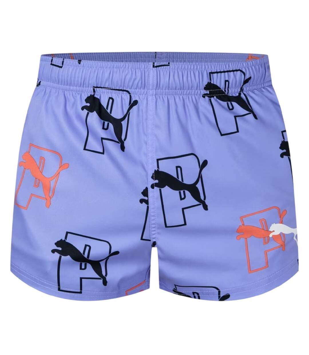 Mens Genie Logo Swim Shorts Blue Puma-1