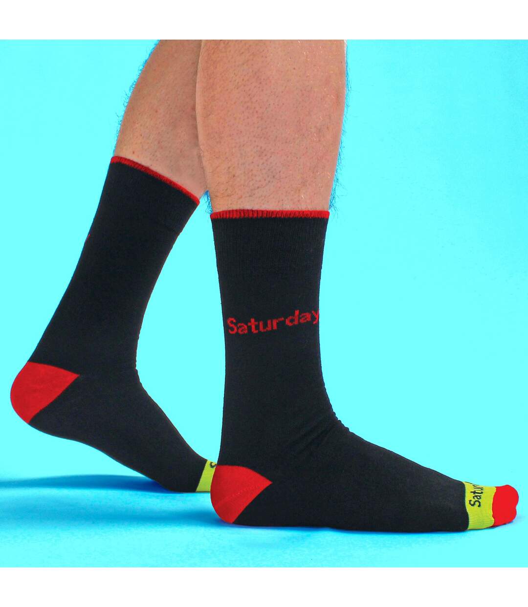 7 Pack Mens Days Of The Week Novelty Cotton Socks-4