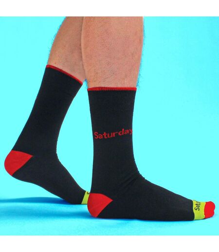 7 Pack Mens Days Of The Week Novelty Cotton Socks