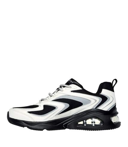 Womens/ladies tres-air uno street fl-air trainers black/white Skechers