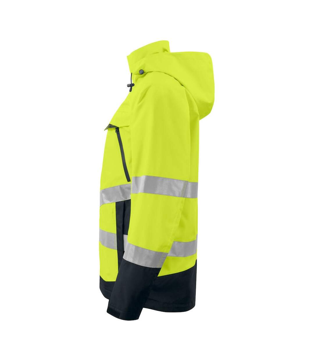 Mens Functional Reflective Tape Jacket Yellow Black Projob-4