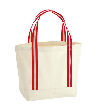 Tote bag earthaware taille unique beige pâle / rouge Westford Mill