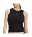 Débardeur noir femme calvin klein jeans a woven label - l-1