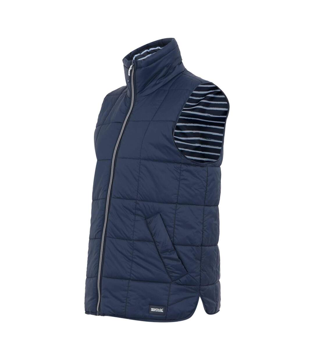 Womens/ladies courcelle ii quilted gilet navy Regatta-3