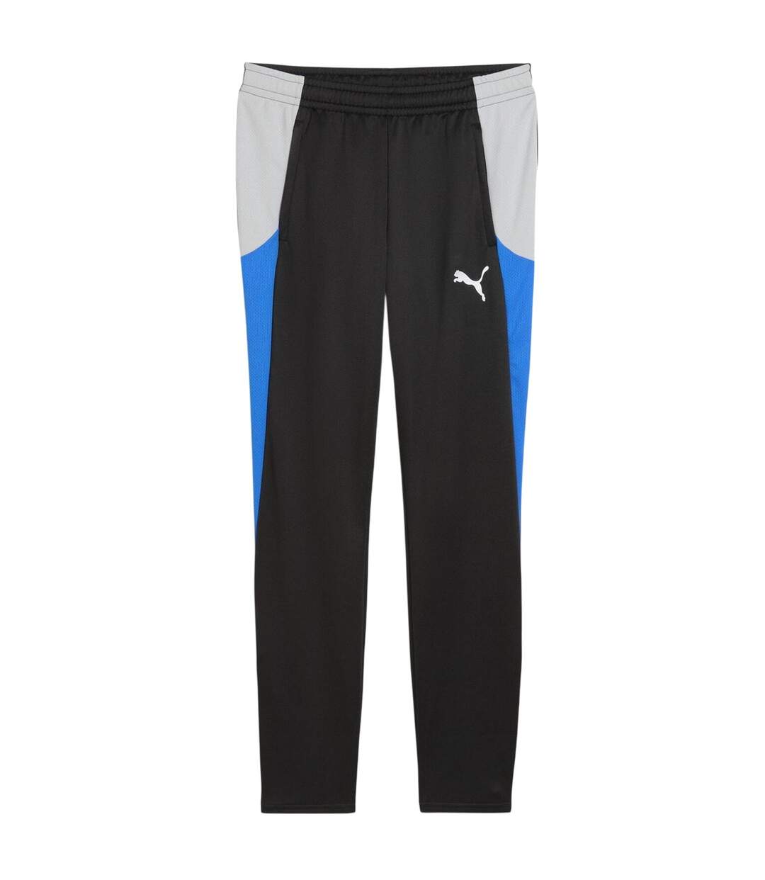 Womens/ladies Colour Block Tracksuit Bottoms Black Blue Puma-1