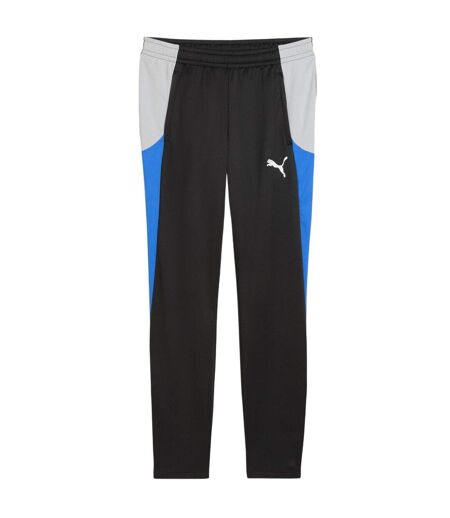 Womens/ladies Colour Block Tracksuit Bottoms Black Blue Puma