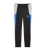 Womens/ladies Colour Block Tracksuit Bottoms Black Blue Puma-1