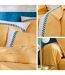 Parure de lit percale de coton ROMY AMBRE 300x240 cm