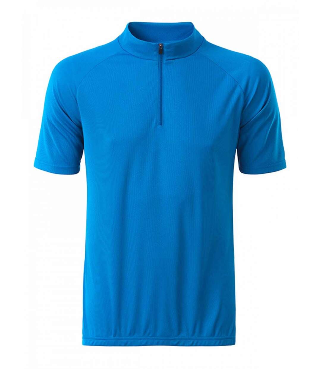 maillot cycliste zippé - HOMME - JN512 - bleu vif-2