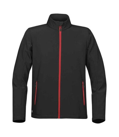 Veste Softshell Orbiter Homme Noir Rouge Vif Stormtech