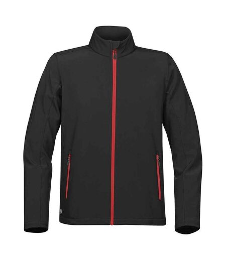 Veste Softshell Orbiter Homme Noir Rouge Vif Stormtech