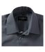 Chemise à manches courtes en popeline Russell Collection pour homme (Gris convoi) - UTBC1029