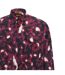 Mens Abstract Long-sleeved Shirt Medium Pink Boss-2