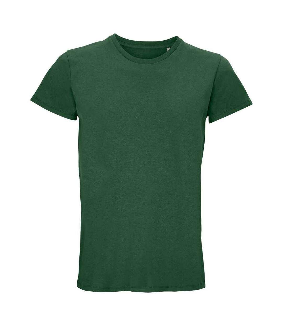 Unisex adult crusader recycled t-shirt bottle green SOLS-1