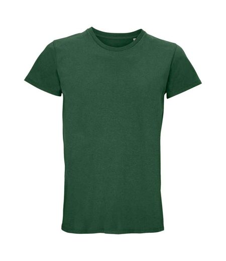 Unisex adult crusader recycled t-shirt bottle green SOLS