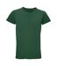 Unisex adult crusader recycled t-shirt bottle green SOLS-1
