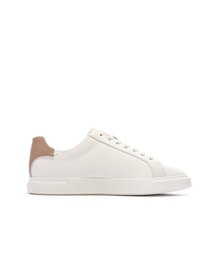 Baskets blanc/rose femme calvin klein jeans low pro cups