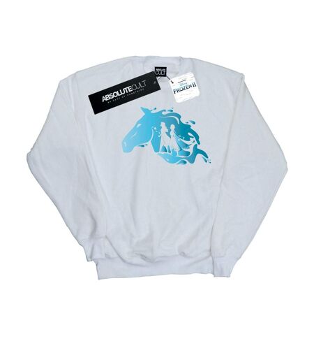 Disney Sweatshirt Frozen 2 Nokk Silhouette Femmes/Dames (Blanc) - UTBI18875