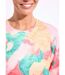 Pull doux col rond imprimé floral-4