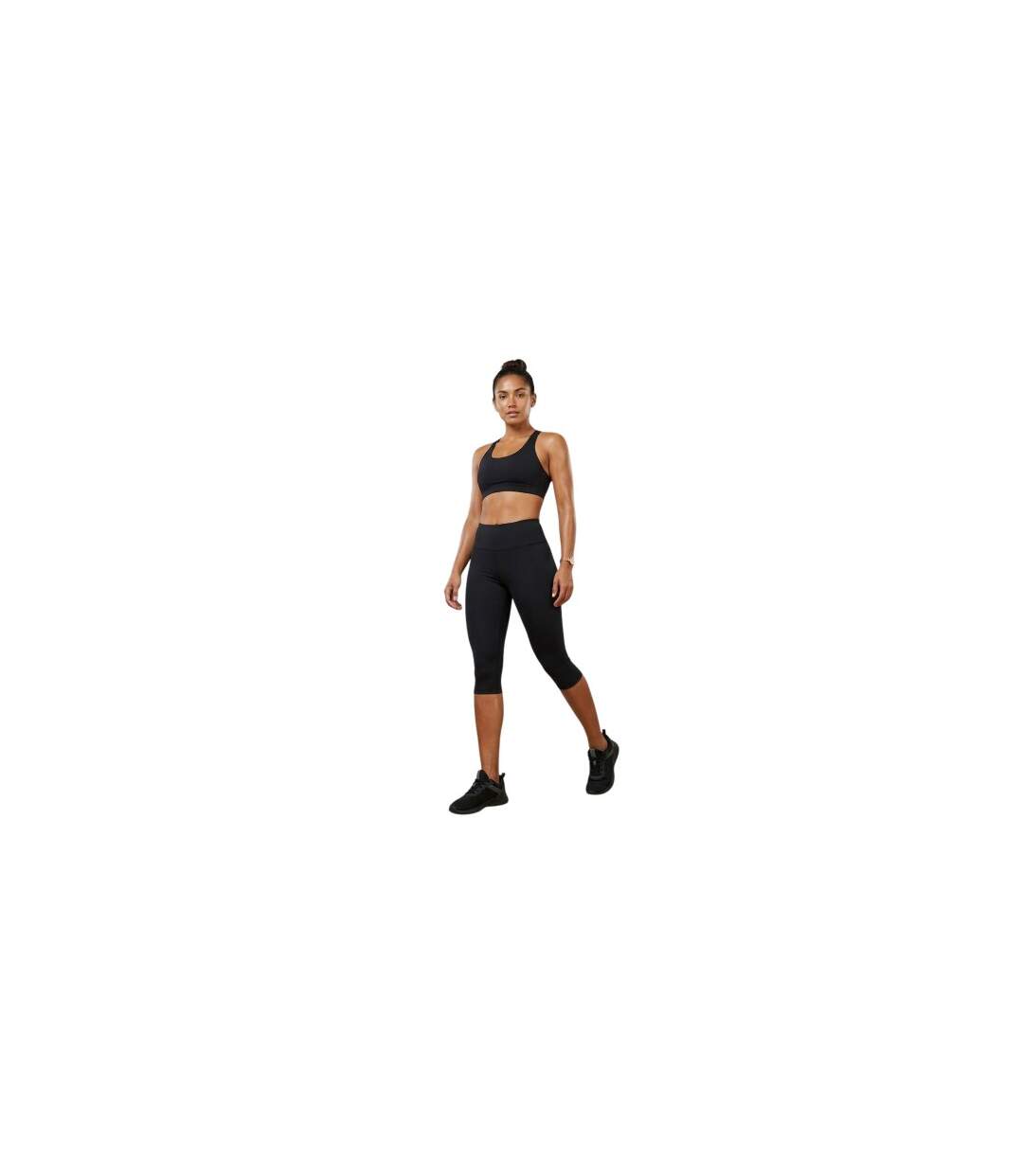 Legging ¾ Femme Noir Diadora-1