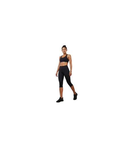 Legging ¾ Femme Noir Diadora