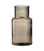 Vase Cylindrique en Verre Tomba 27cm Marron-1