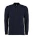 Kustom Kit Mens Pique Long Sleeve Polo Shirt (Navy)