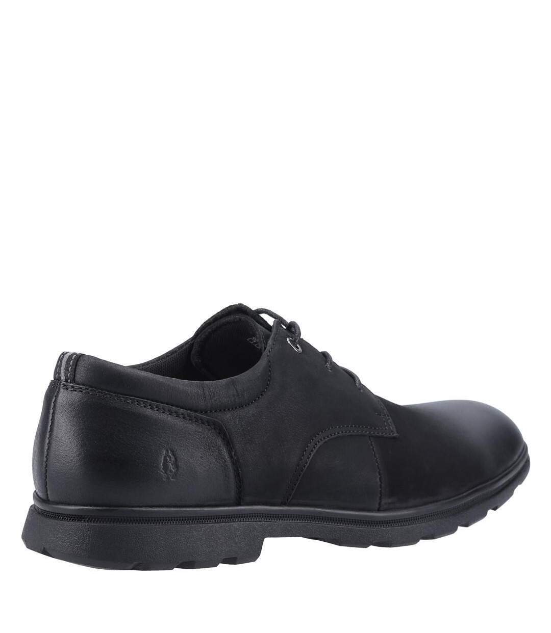 Mens Trevor Nubuck Shoes Black Hush Puppies-2