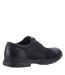 Mens Trevor Nubuck Shoes Black Hush Puppies-2