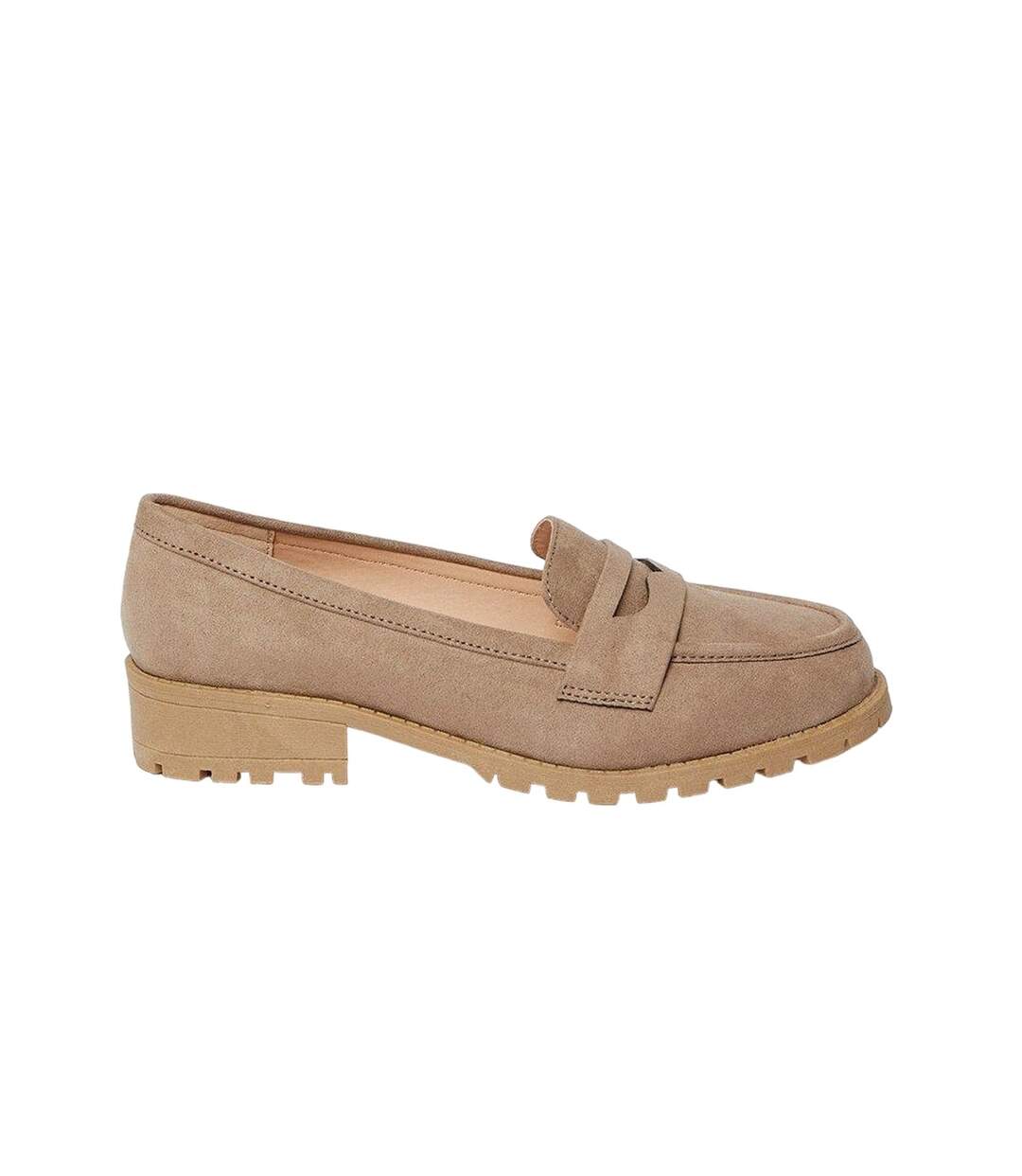 Mocassins penny leoni femme taupe Dorothy Perkins-2