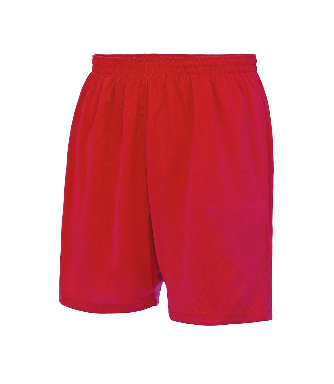Just Cool Mens Sports Shorts (Fire Red) - UTRW693-2
