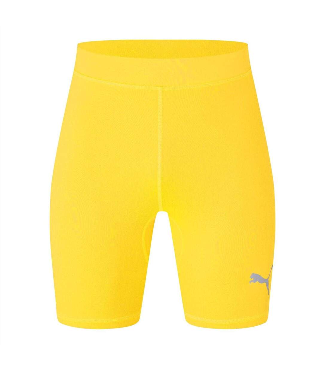 Mens Liga Short Tights Cyber Yellow Puma-1