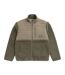Animal Mens Hennie Borg Recycled Fleece Jacket (Khaki Green)