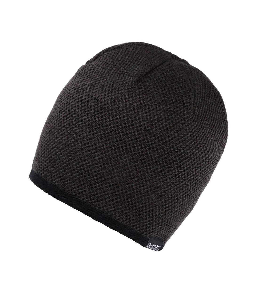 Unisex Adult Brock Iii Beanie Black Grey Regatta-3
