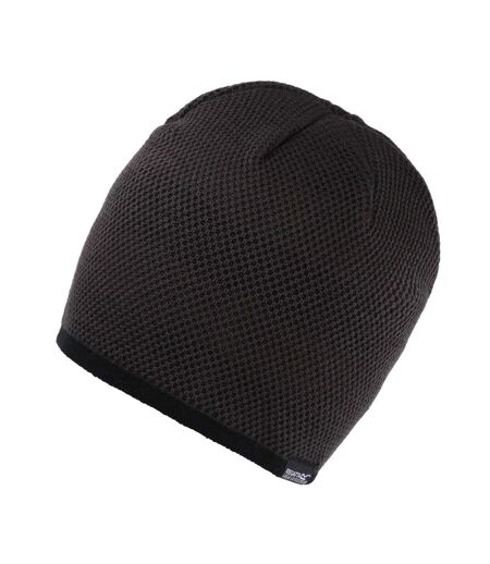 Unisex Adult Brock Iii Beanie Black Grey Regatta