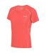 Womens/ladies Devote Ii Contrast Detail T-shirt Neon Peach Regatta-4