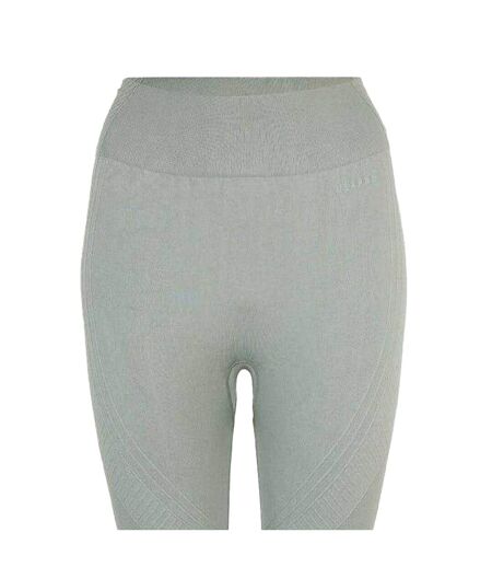 Womens/ladies Seamless High Rise Leggings Sage USA Pro