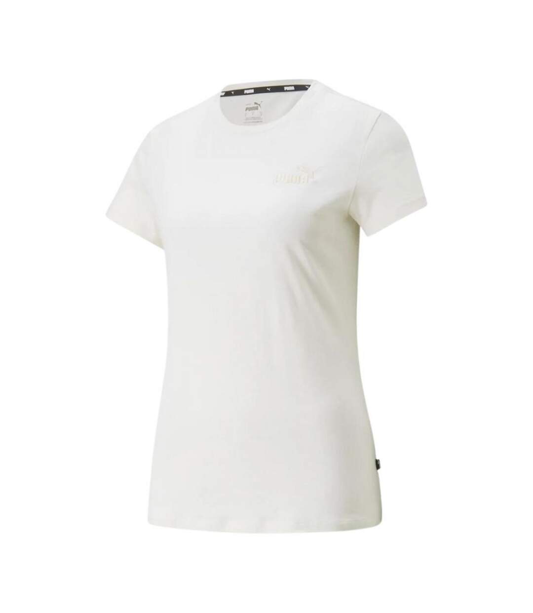 T-shirt Motif/style Brodé Essential Femme Beige Puma-2