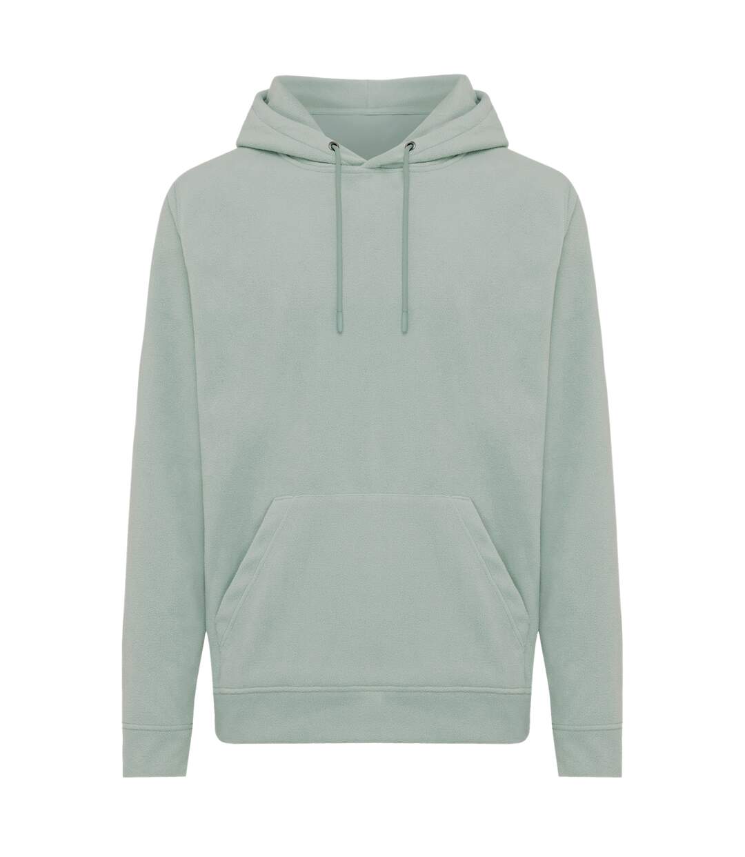 Unisex adult trivor microfleece hoodie green iceberg Iqoniq-1