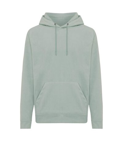 Unisex adult trivor microfleece hoodie green iceberg Iqoniq