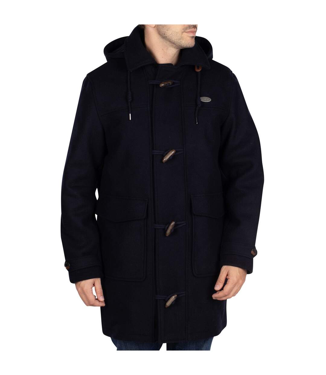 Duffle-coat rugby laine