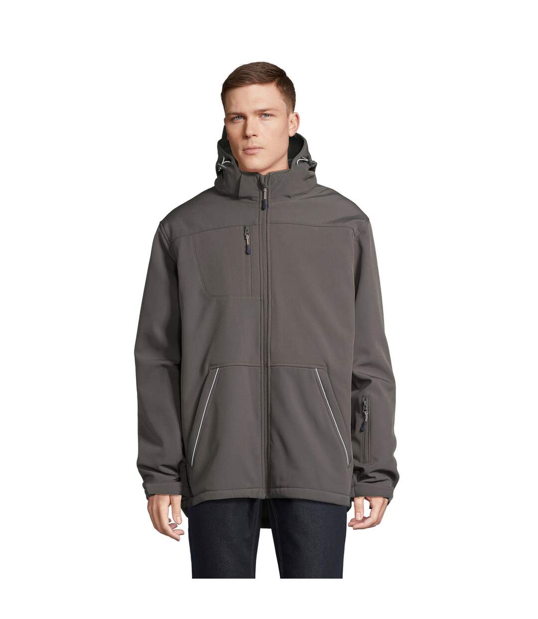 Doudoune Softshell Rock Homme Gris Charbon SOLS-1