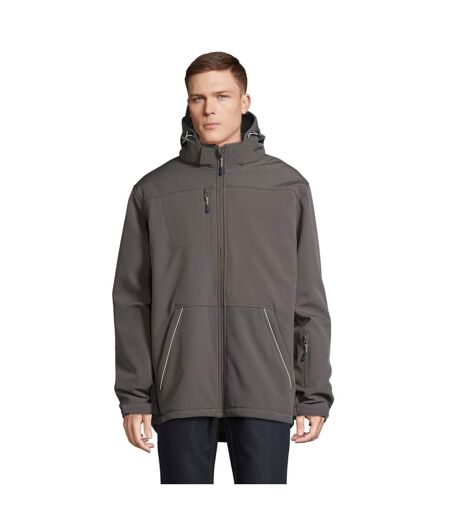 Doudoune Softshell Rock Homme Gris Charbon SOLS