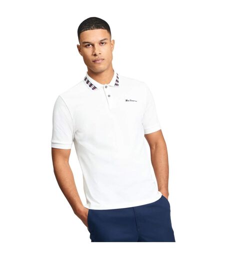 Polo Interest Homme Blanc Neige Ben Sherman