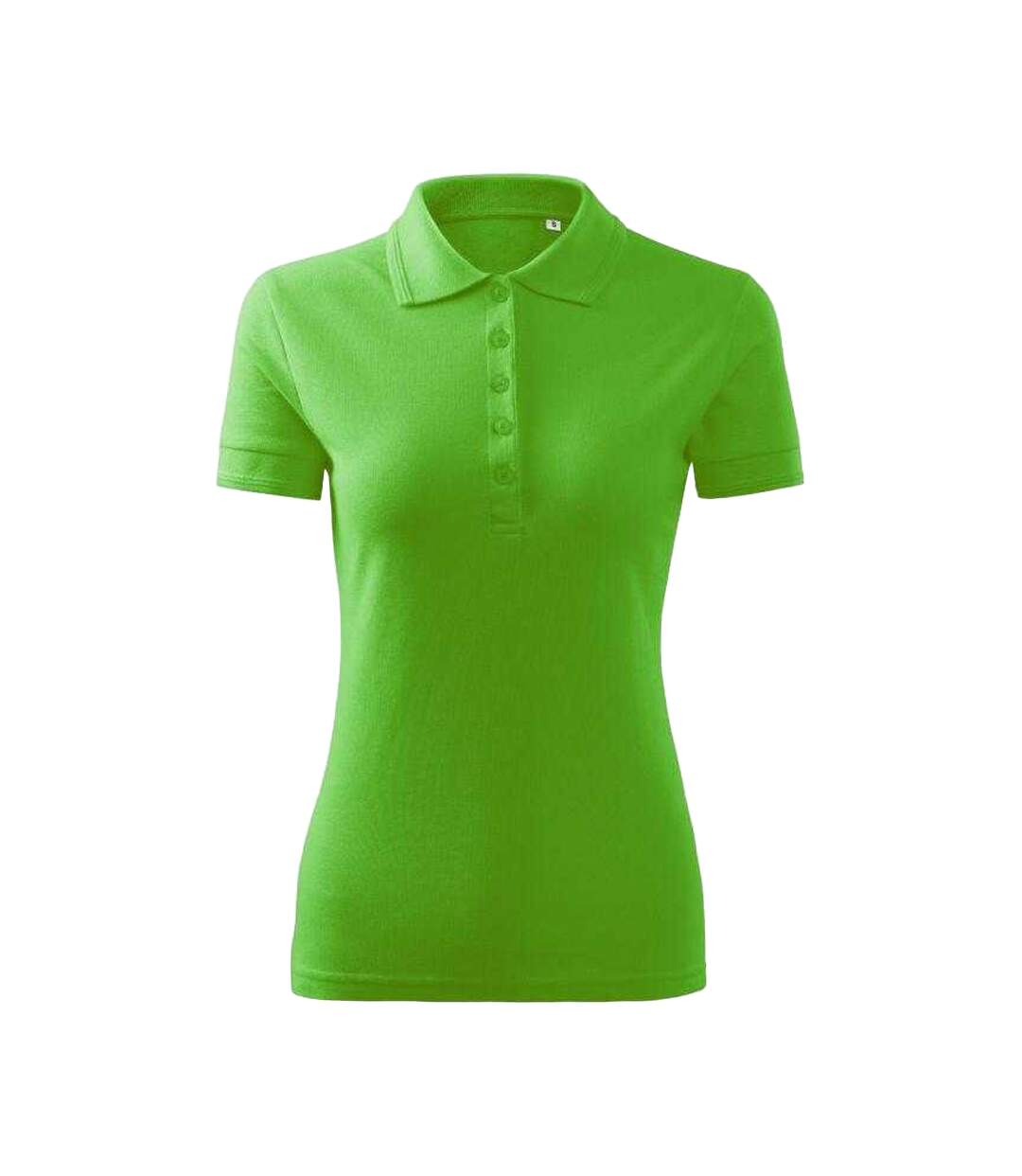Polo Femme Vert Pomme Malfini-1