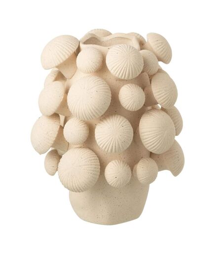 Vase Champignon en Argile Fungi 32cm Beige