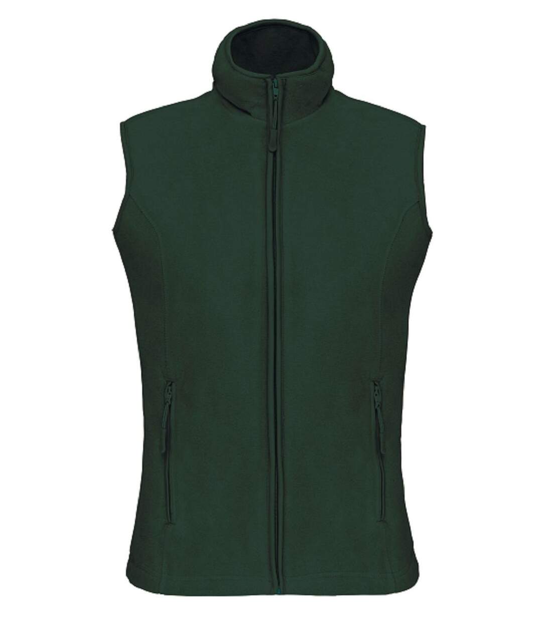 Gilet sans manches micro polaire femme - K906 - vert forêt